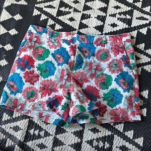Banana Republic High Waist Floral Shorts - Multicolor  C